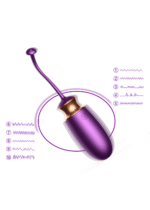 jajko bezprzewodowe vibrating silicone love egg fioletowe - galeria 4