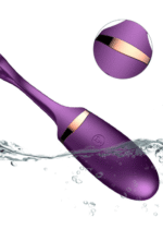 jajko bezprzewodowe vibrating silicone love fioletowe - galeria 2