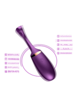 jajko bezprzewodowe vibrating silicone love fioletowe - galeria 4