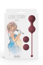 kulki bez wibracji diva bordowe - galeria 1